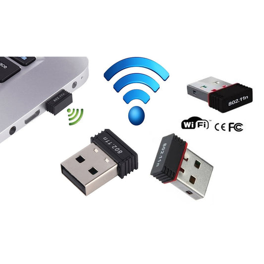 Wi-fi Receiver Wireless Mini Wi-fi Network Adapter With With Driver Cd For Computer  Laptop And Etc Device Use