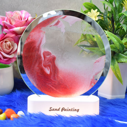 3d Liquid Motion Display With Led Light (1 Pc)