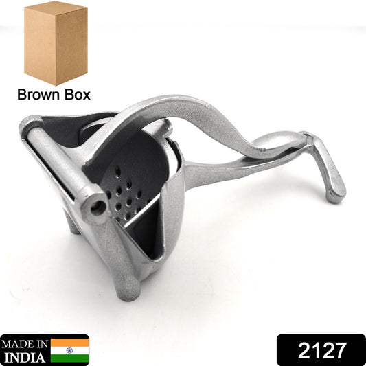 Manual Aluminum Fruit Press Juicer – Heavy-Duty Metal Hand Juicer