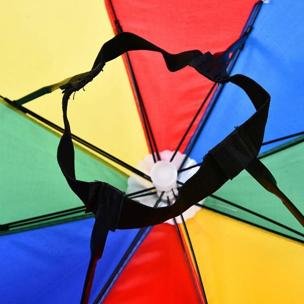 Hands Free Umbrella Hat To Protect From Sun  Rain