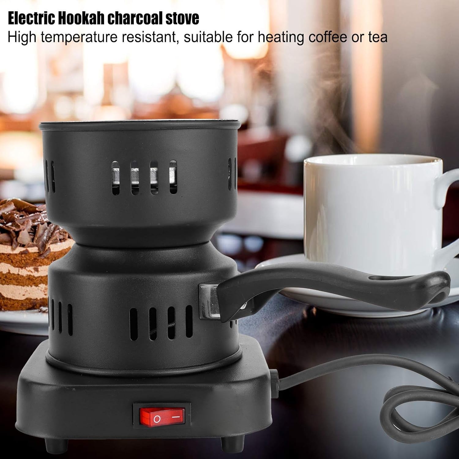 Heating Stove Tubular Heating Stove Hot Plate Stove  Heat resistant Coating For Home Camping Cooking Mini Electric Tea Coffee Heater