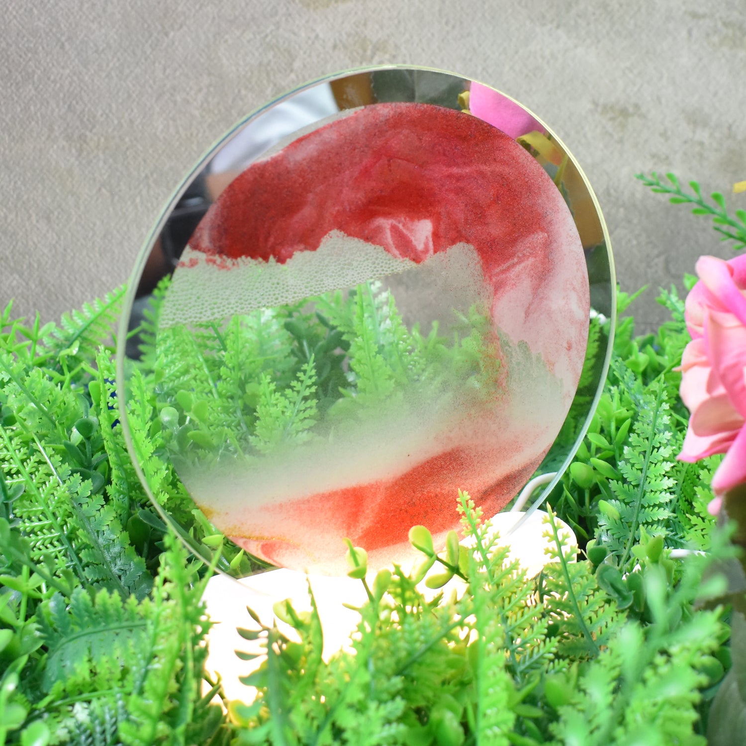 3d Liquid Motion Display With Led Light (1 Pc)