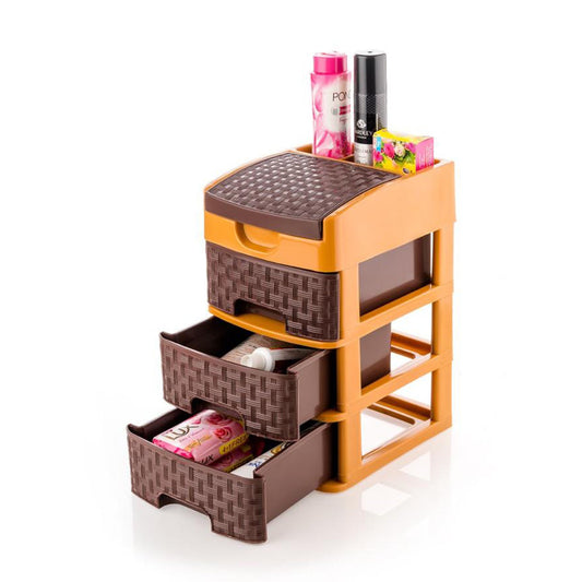 Mini 3 Layer D Storage Used In All Kinds Of Household And Official Places For Storing Of Various Types Of Stuffs And Items Etc.