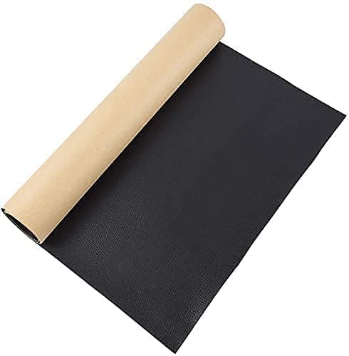 Black Leather Repair Patch – 30x60cm Self-Adhesive Waterproof Sheet for Sofa, Car Seat, Furniture, Bags, Jackets – Durable Vinyl Leather Repair Tape for Couches & Upholstery