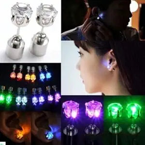 Flashing Earrings With LED Lights (1 Pair)