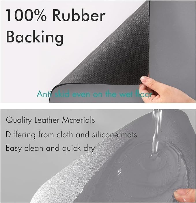 Drying mat for Kitchen, Water Absorbent Mat (PACK OF 2)