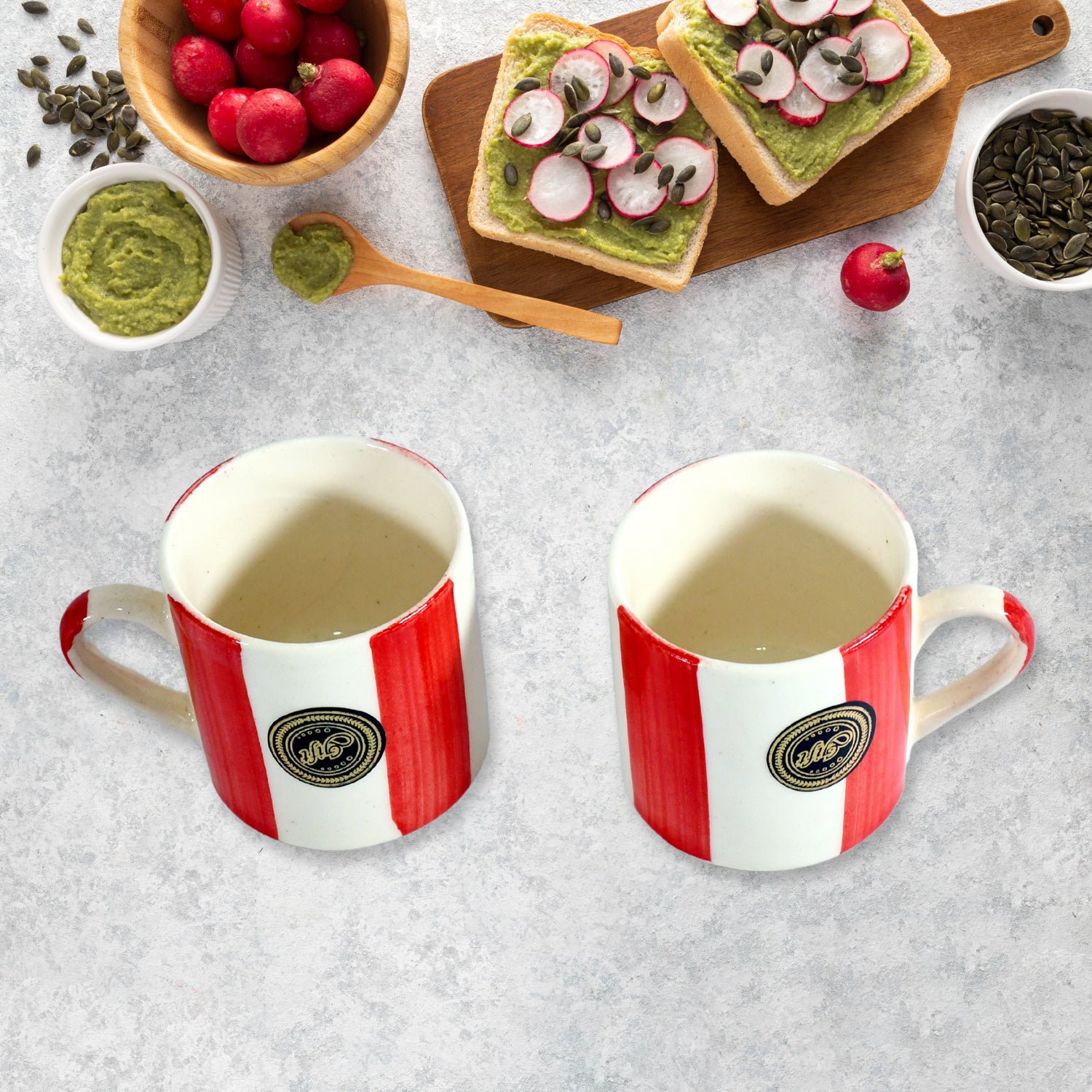 Corn Cafe Ceramic Tea  Cups Set Including Plastic Leaf Shape Serving Platter Milk Cup Coffee Cup Tea Cup Breakfast Cup  Mug Or Outdoor For Household Gift For Birthday (3 Pcs Set)