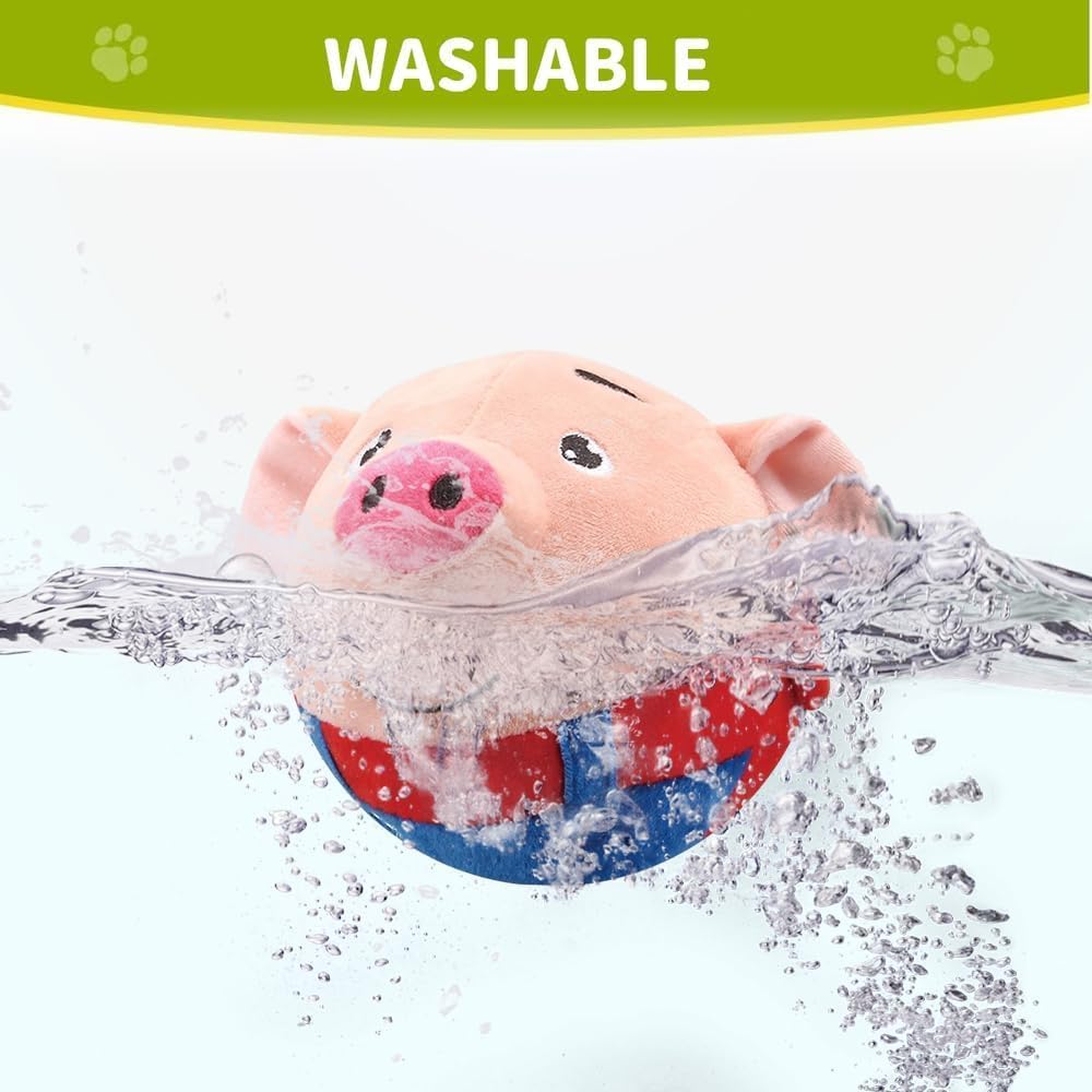 Cute Electric Toy 72 Songs Recordable Cartoon Jump Pig Kids Toys Gifts Red, Dancing and Singing Piglet, Active Moving Plush, Moving Interactive Dog Plaything, Washable Cartoon Pig Plaything, Plush Sound Electronic Shake