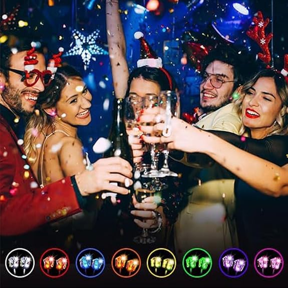 Flashing Earrings With LED Lights (1 Pair)