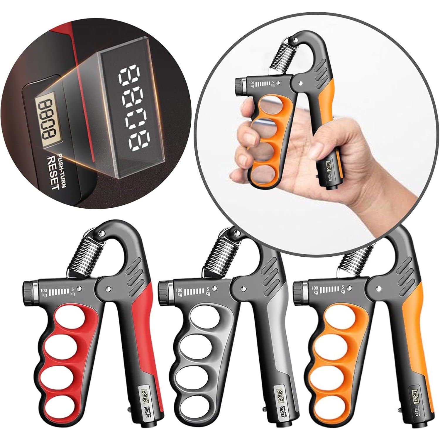 Hand Grip Strengthener Finger Strength Training (1pc)