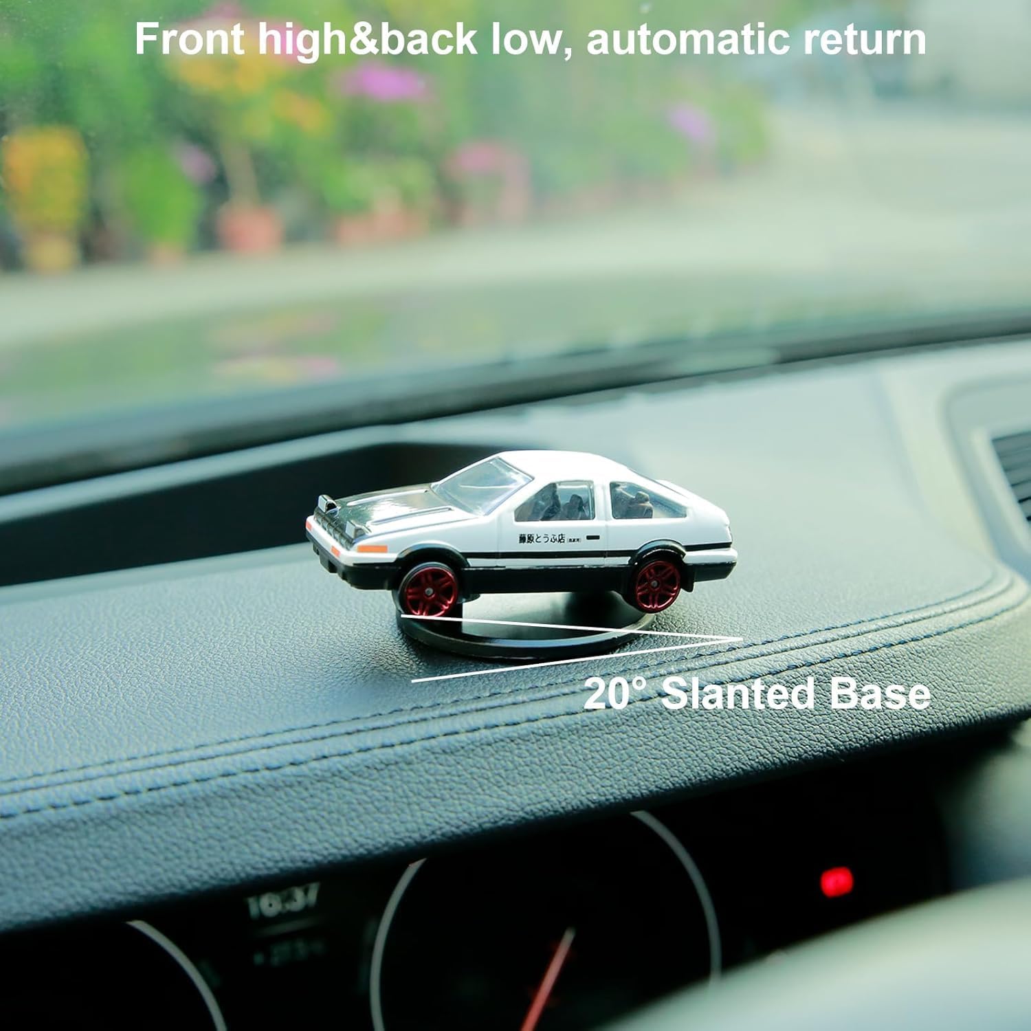Car Dashboard Display Stand with Rotating Base