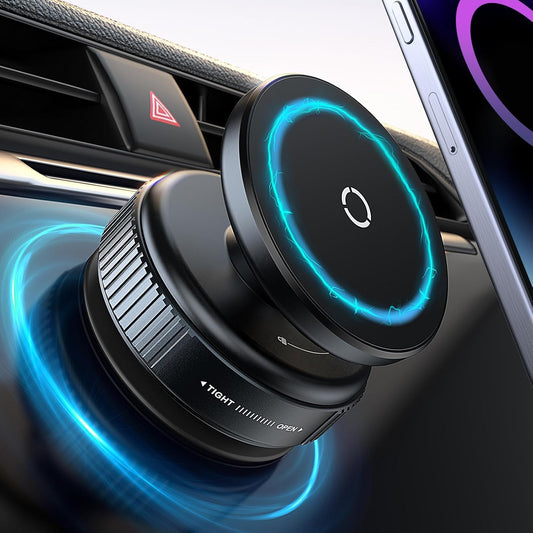 Vacuum Magnetic Suction Cup Phone Mount with 360 Degree Rotation