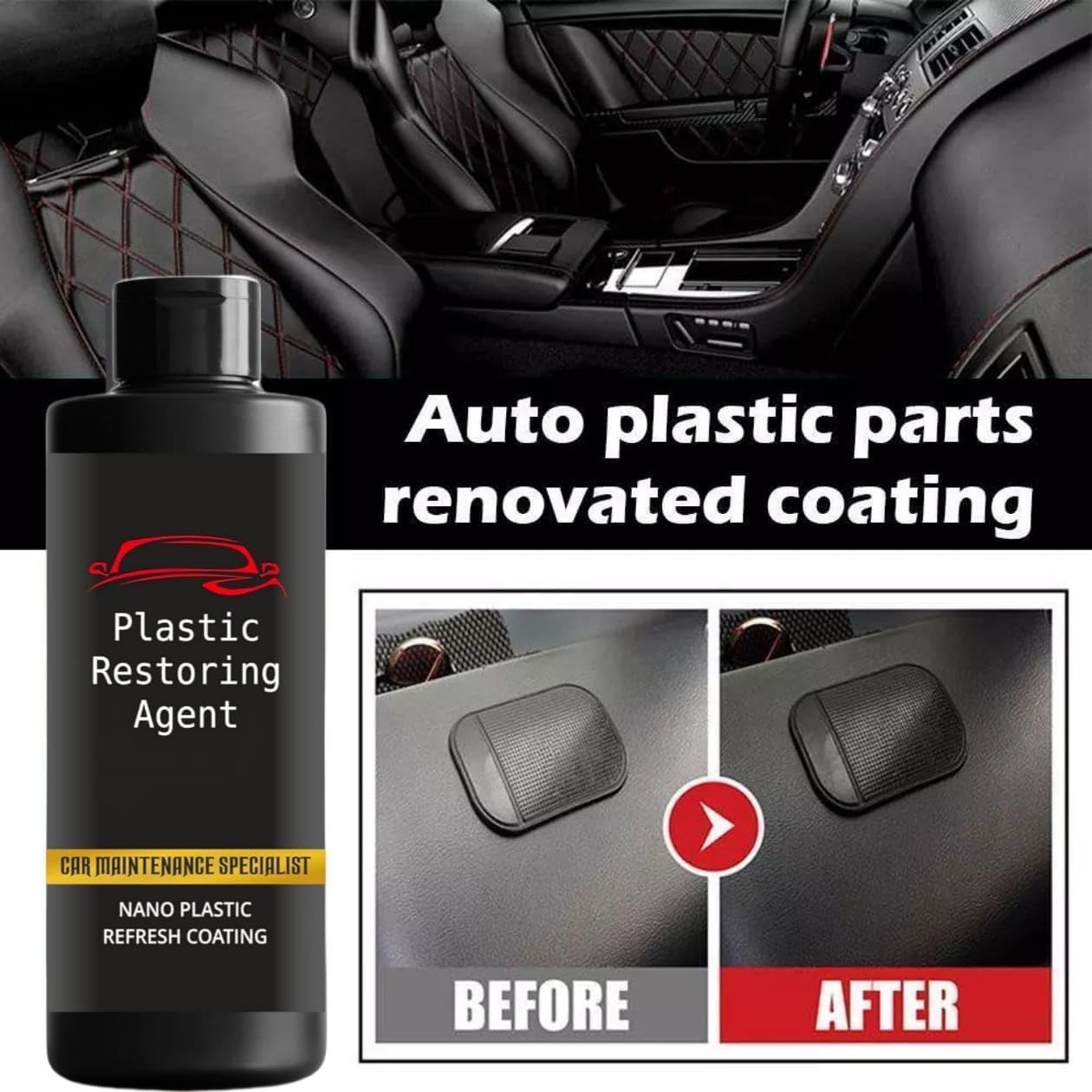 Plastic Revitalizing Polishing Agent ( Pack Of 2 )