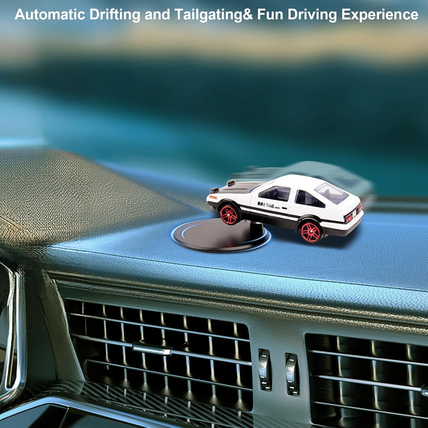 Car Dashboard Display Stand with Rotating Base