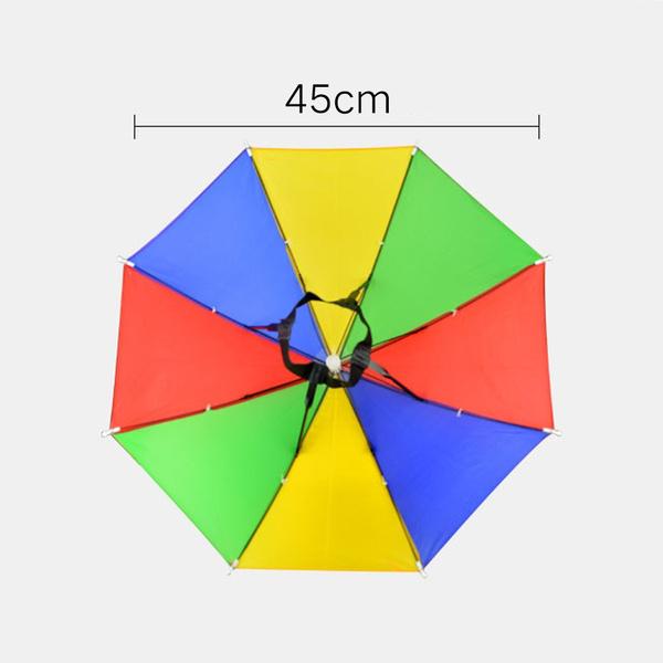Hands Free Umbrella Hat To Protect From Sun  Rain