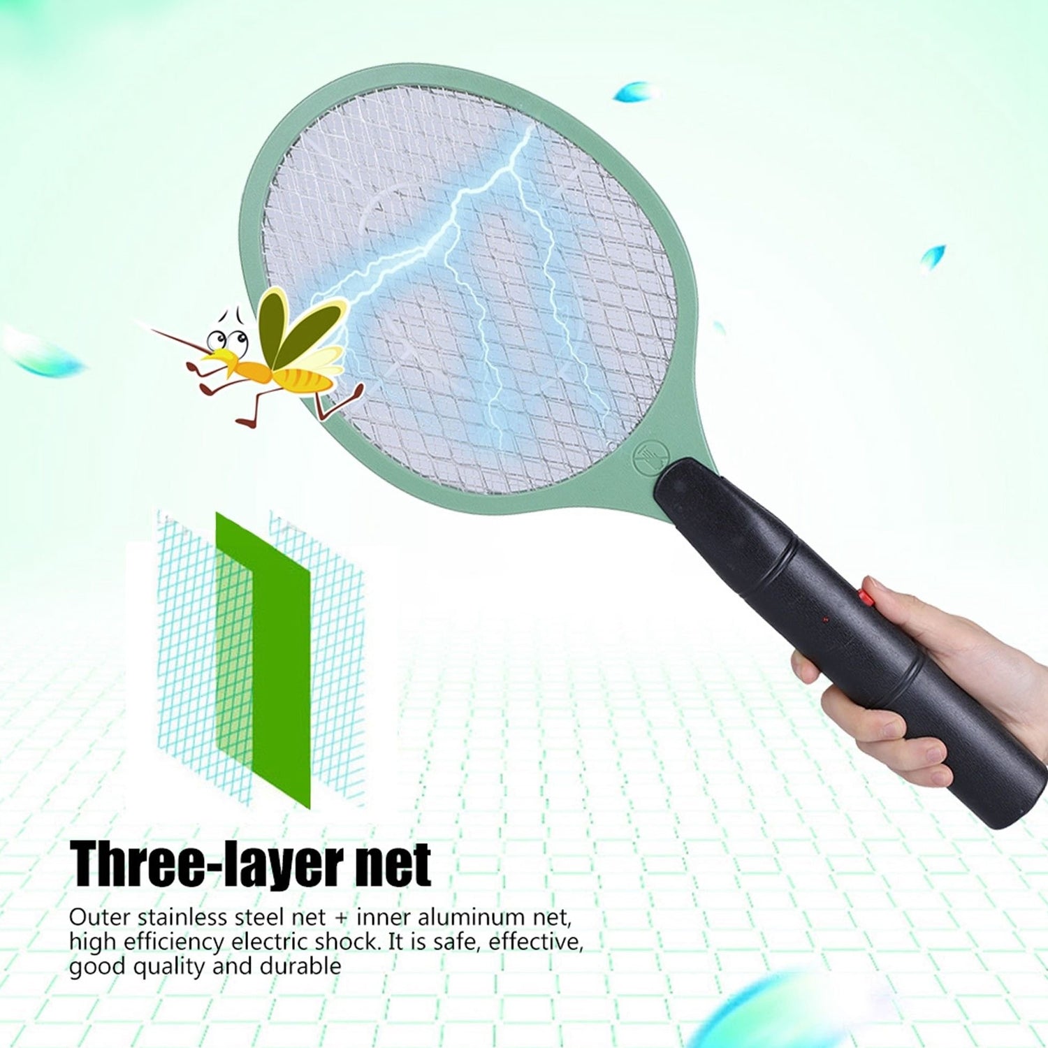 Mosquito Killer Bat Electric Rechargeable Swatter Killing Racketzapper Insect Killer