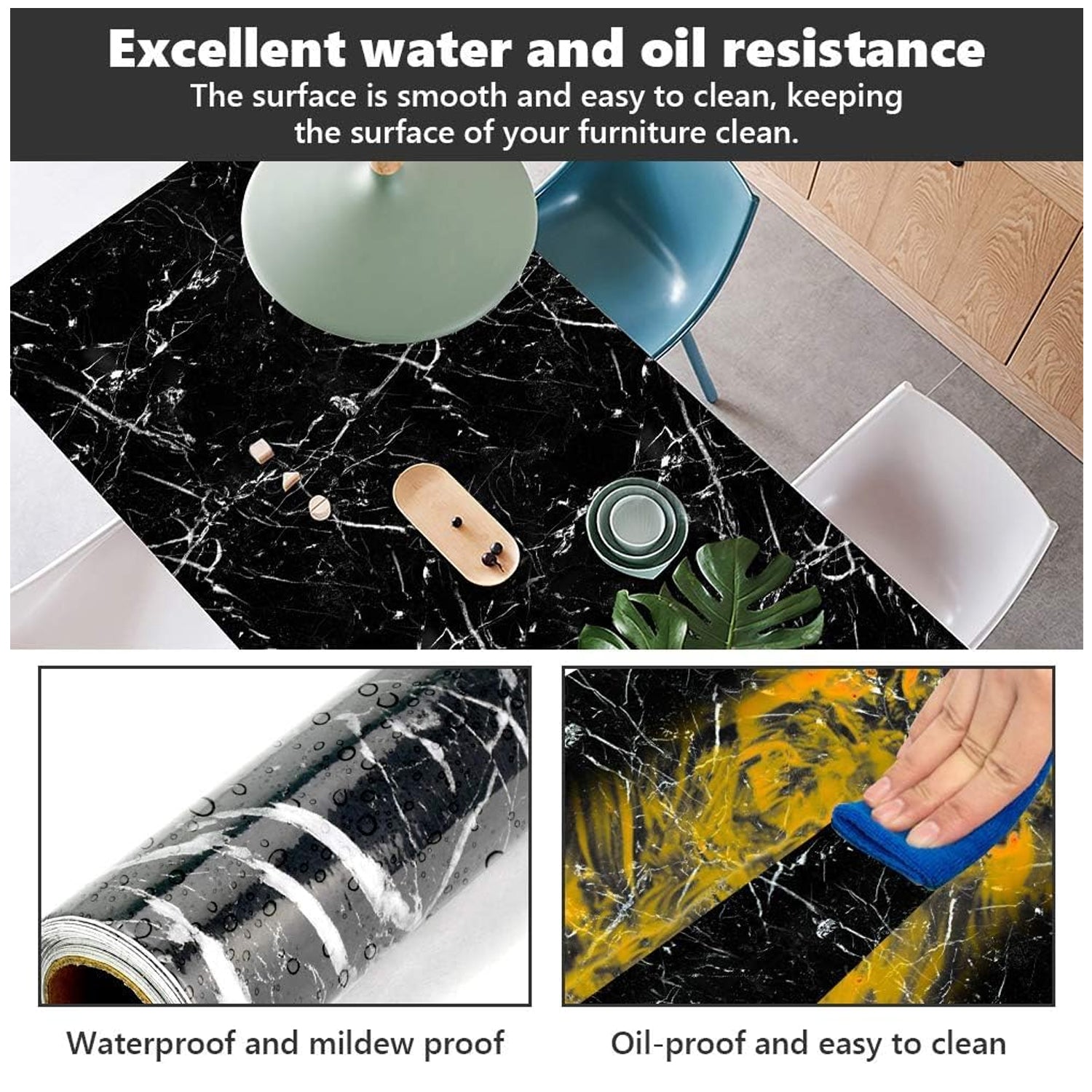 Adhesive Kitchen Wallpaper (2m X 60 Cm)