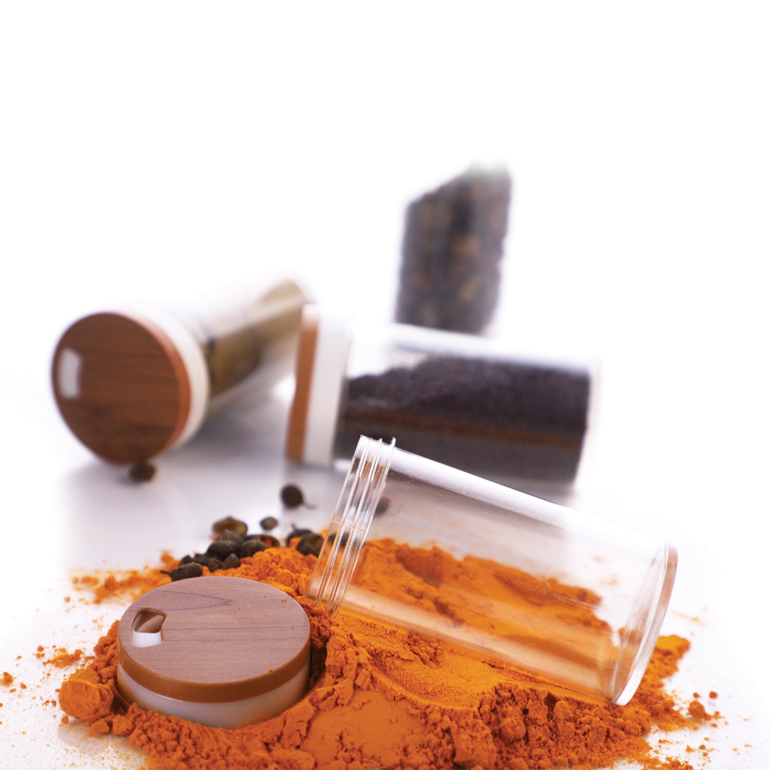 12-jar Revolving Spice Rack Masala Box