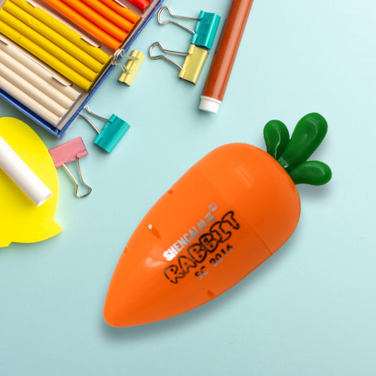 Student Pencil Sharpener Cartoon Simple Carrot Pencil Sharpener Suitable For Students Children School Stationery (1 Pc)