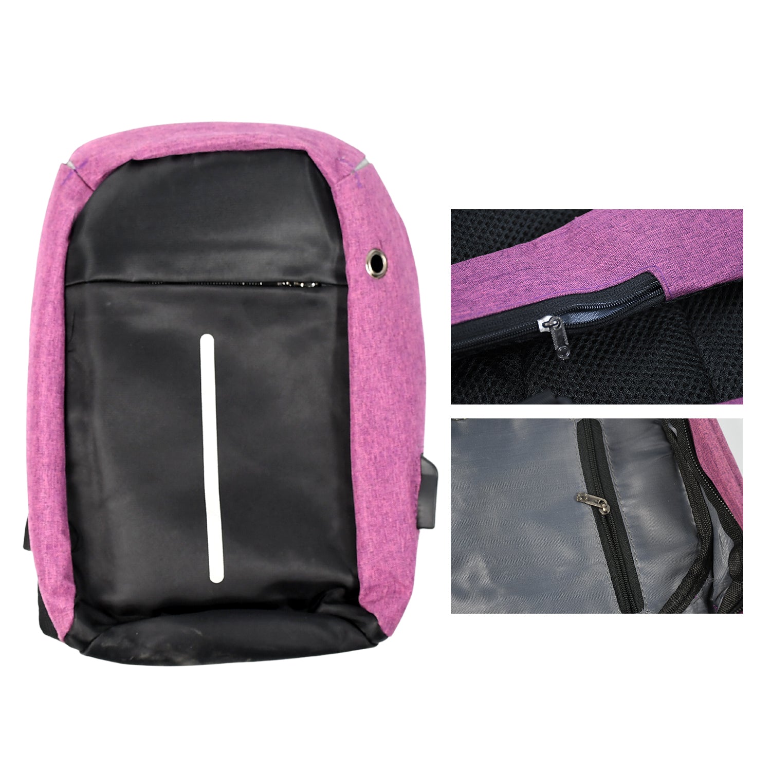 Waterproof Anti Theft Crossbody Fanny Pack Waist Bag Pu Leather Shoulder Bags Chest Men Casual Fashion Usb Charging Earphone Hook Sling Travel Messengers Bag