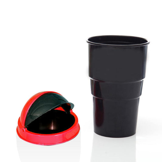 Plastic Car Mini Dustbin trash Bin Dust Case Best For Traveling (Multicolor)
