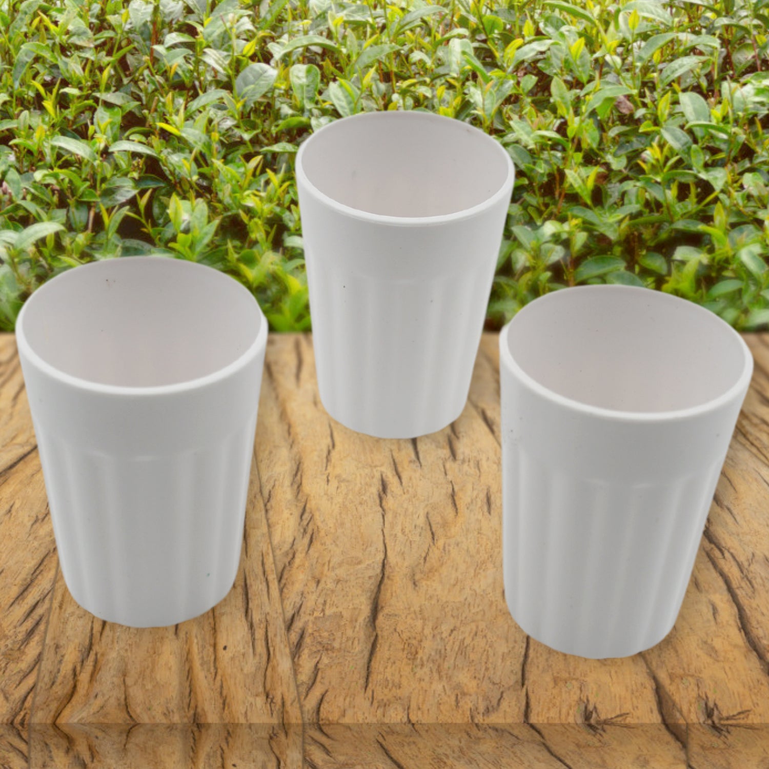 Small Plastic Coffee  Tea Cups Reusable Plastic Cup Mug Lightweight Microwavable Dishwasher Safe Unbreakable Camping Coffee Mugs For Tea Milk Water Juice Tea (3 Pcs Set)