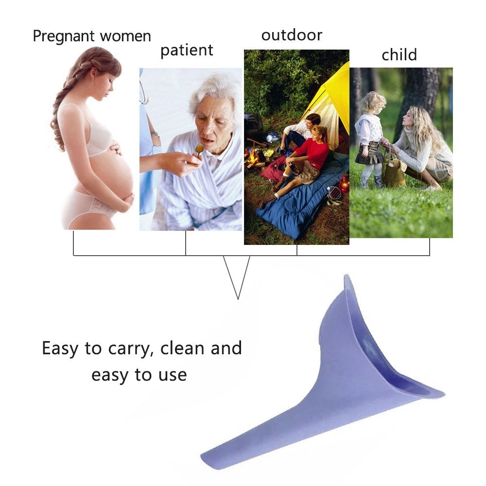 Portable Stand Pee Used For Peeing For Women Both Of Us During Emergencies And Requirements.