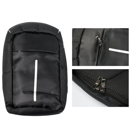 Waterproof Anti Theft Crossbody Fanny Pack Waist Bag Pu Leather Shoulder Bags Chest Men Casual Fashion Usb Charging Earphone Hook Sling Travel Messengers Bag