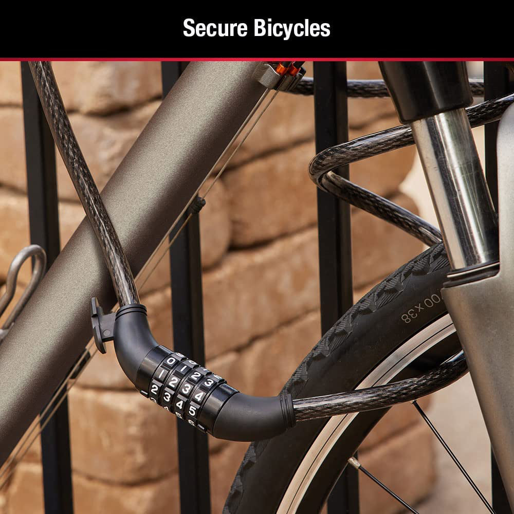 Heavy Duty Multi-purpose Plastic Combination Lock For Helmet  Multi Use