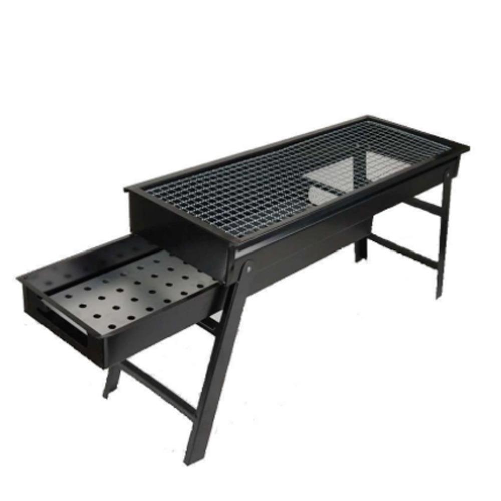 Folding Portable BBQ Grill Set – Charcoal Barbecue Grill