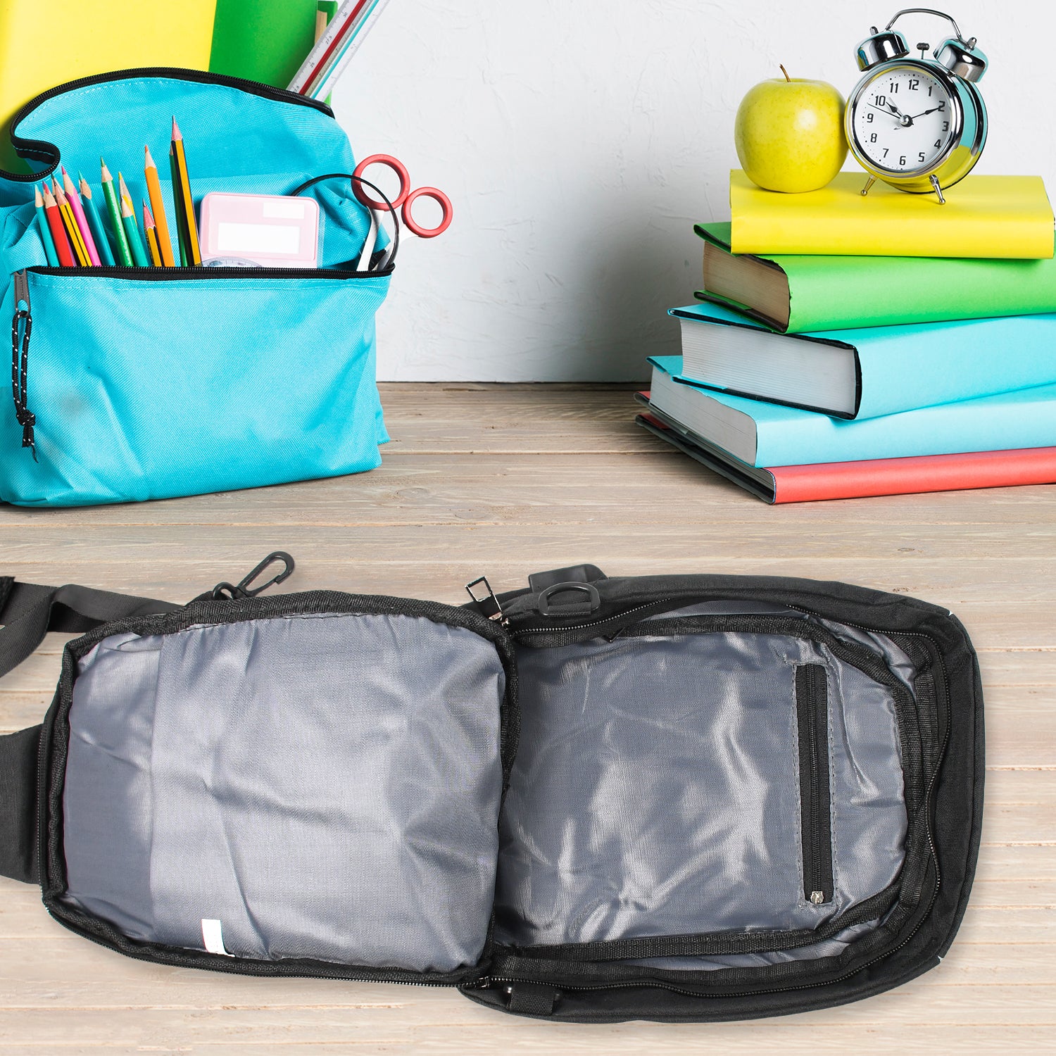 Waterproof Anti Theft Crossbody Fanny Pack Waist Bag Pu Leather Shoulder Bags Chest Men Casual Fashion Usb Charging Earphone Hook Sling Travel Messengers Bag