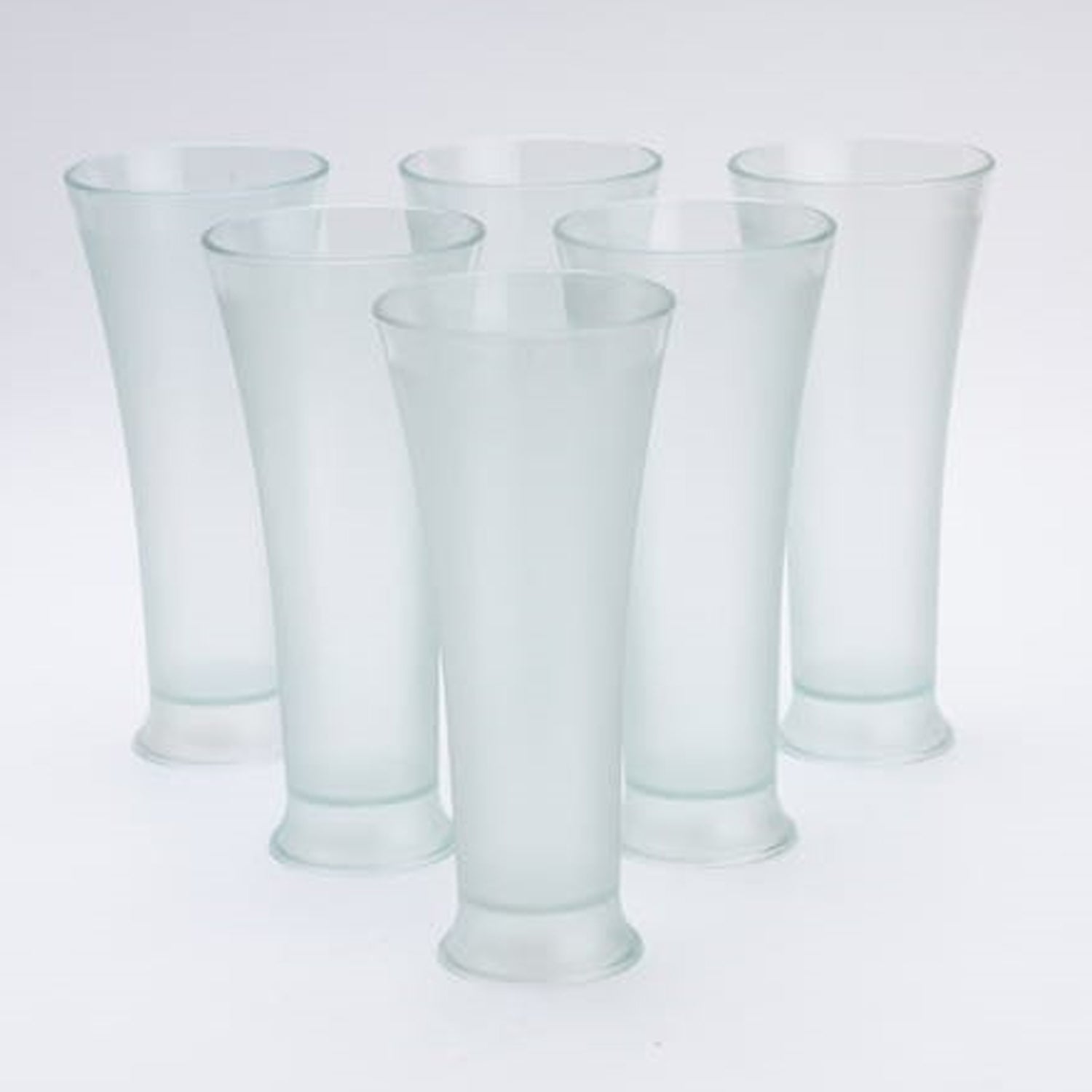 High Quality Faluda Ice Cream Juicer And Water Glasses Set Of 6 Transparent Drinking Water Glasses Stylish Glasses For Faluda Water Juice Glass Set Of 6 Pcs (300 Ml Approx)