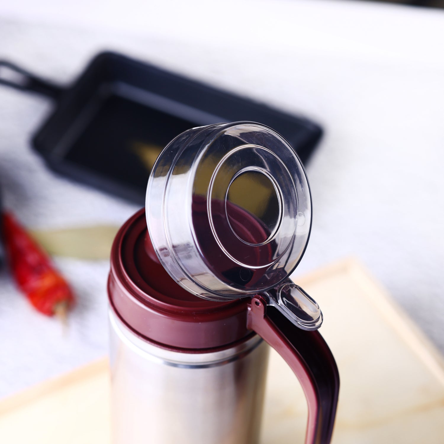 Oil Dispenser Stainless Steel With Small Nozzle 750ml