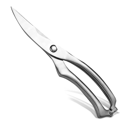 Heavy Duty Stainless Steel Poultry Shears Premium Ultra Sharp Spring-loaded Kitchen