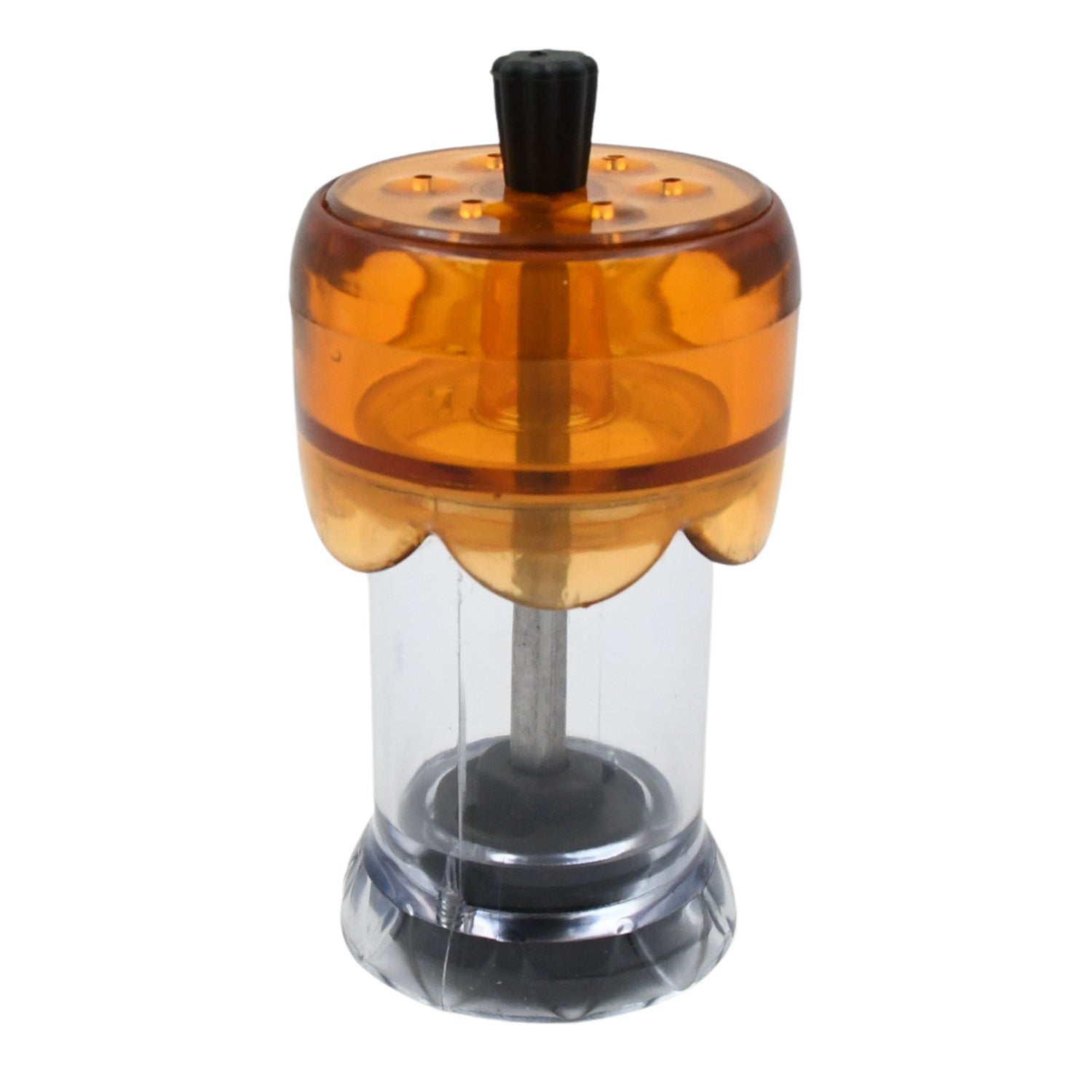 Miracle Transparent Plastic Salt And Pepper Grinder Pepper Grinder Manual Pepper Grinding Tool Pepper Crusher Grinder (1 Pc)