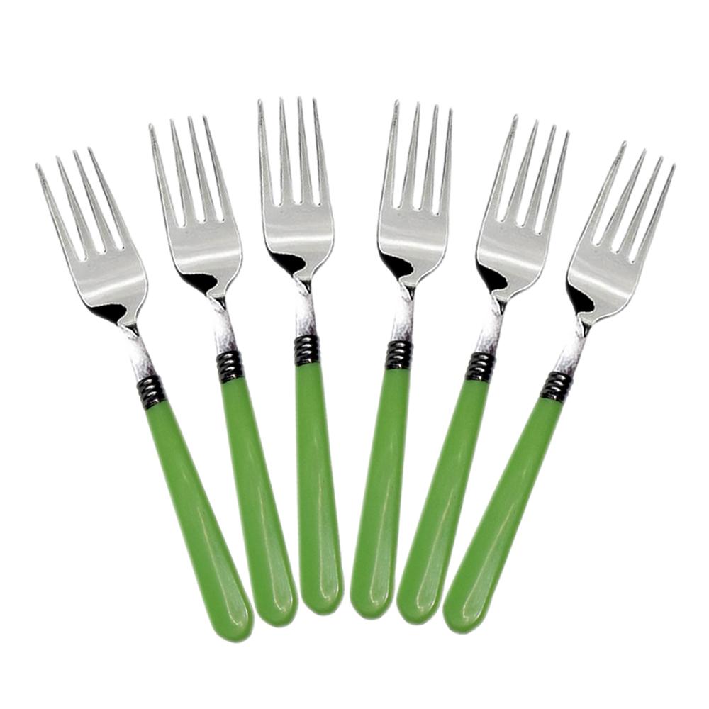 Stainless Steel Dining Fork Set – 6 Pcs Forks with Comfortable Grip for Home & Restaurant Use