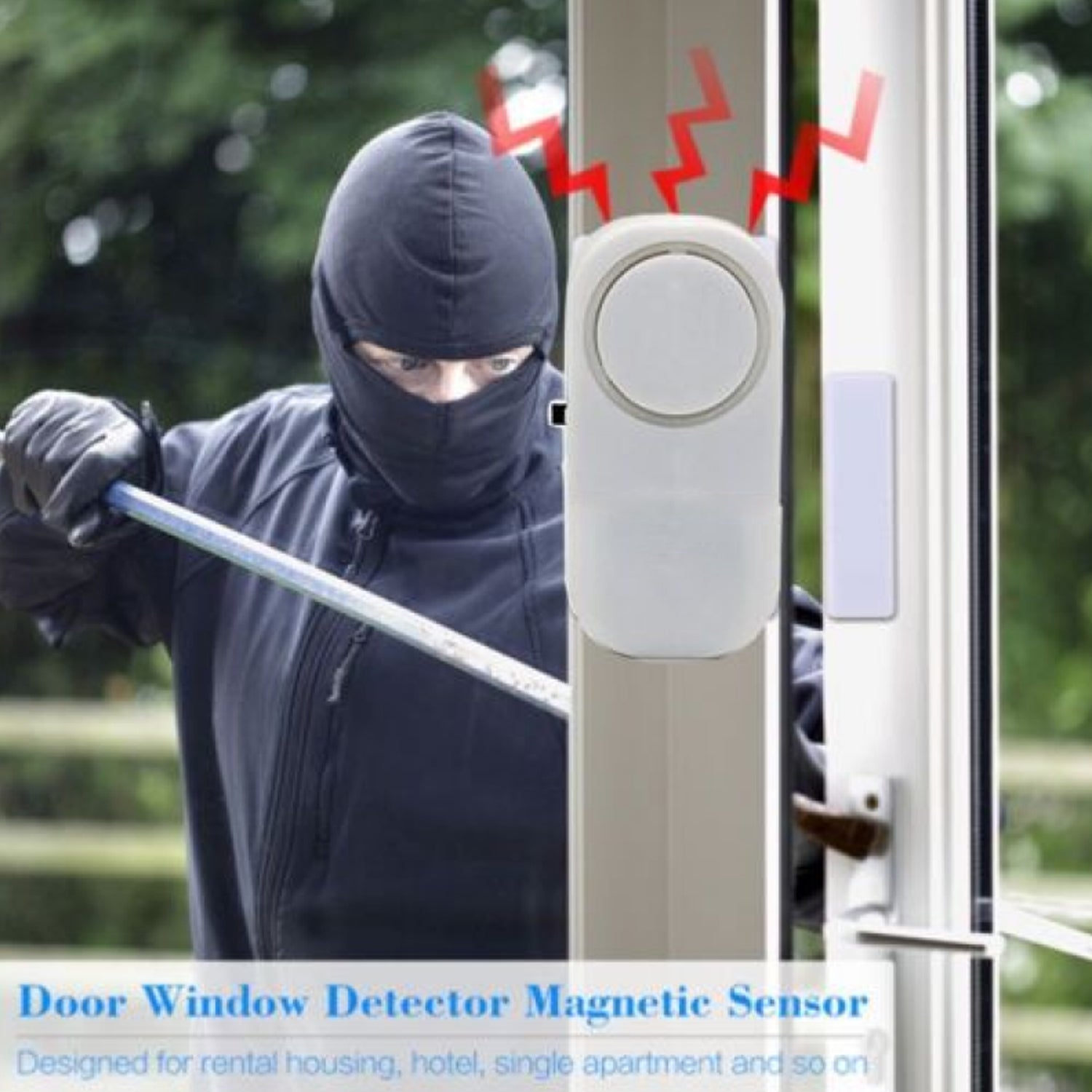 Wireless Window Door Alarm Sensor Door Alarm For Kids Safety Alarm System For Home Security For Pool Garage Apartment Dorm Rv And Office