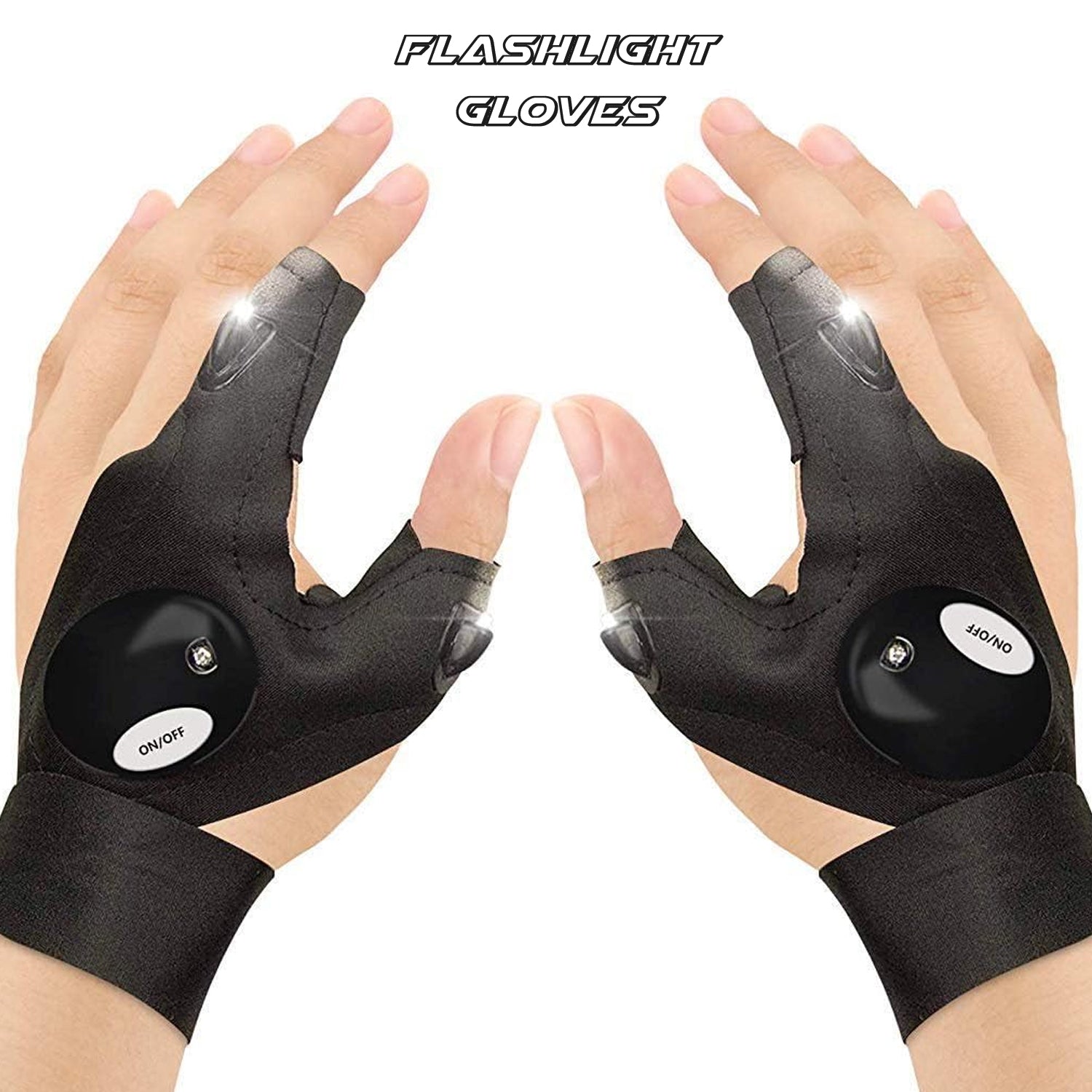 Led Flashlight Gloves Gifts For Men (Hand Gloves Light  1 Pair)