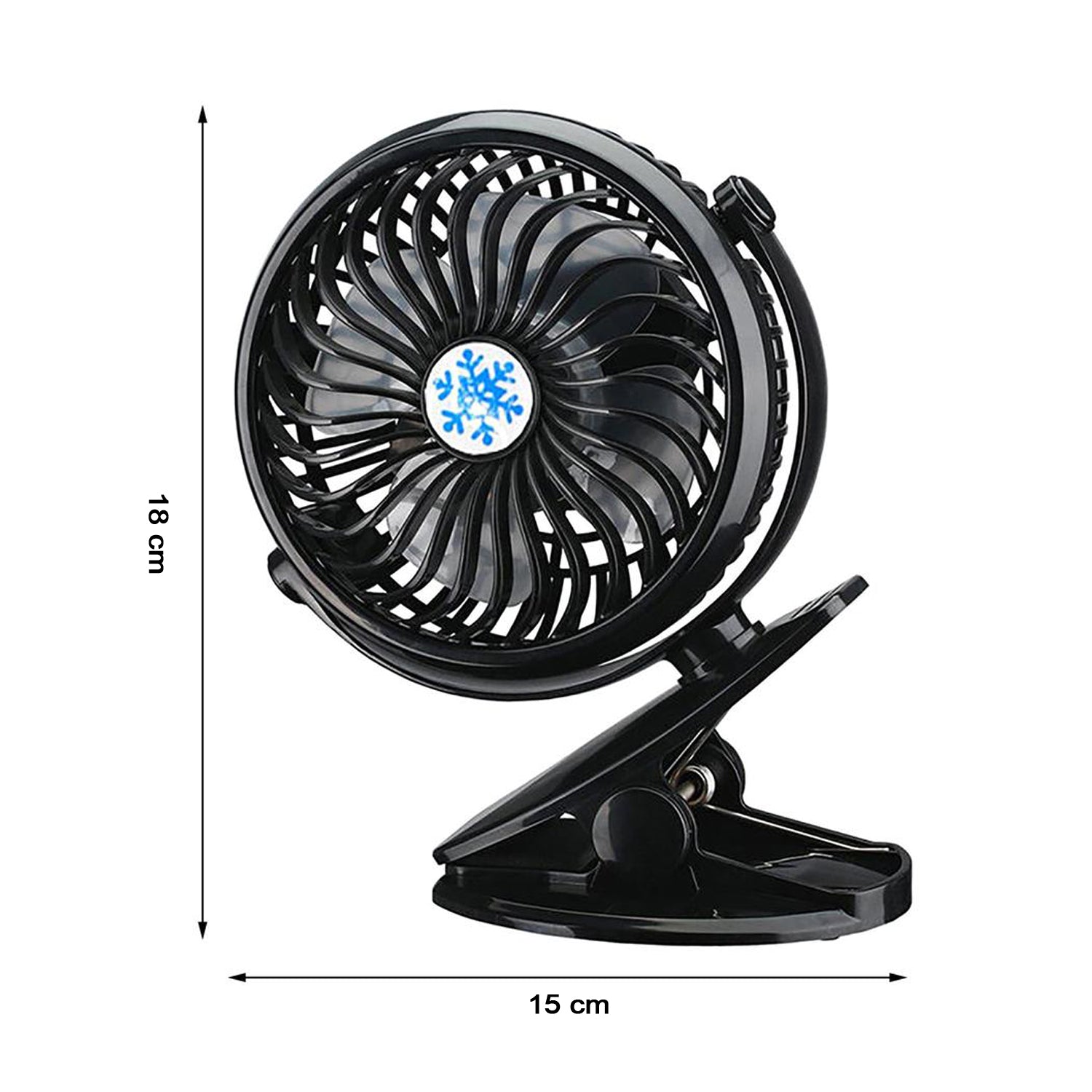 Mini Usb Clip Fan Widely Used In Summers For Cool Down Rooms And Body Purposes. (Battery Not Include)
