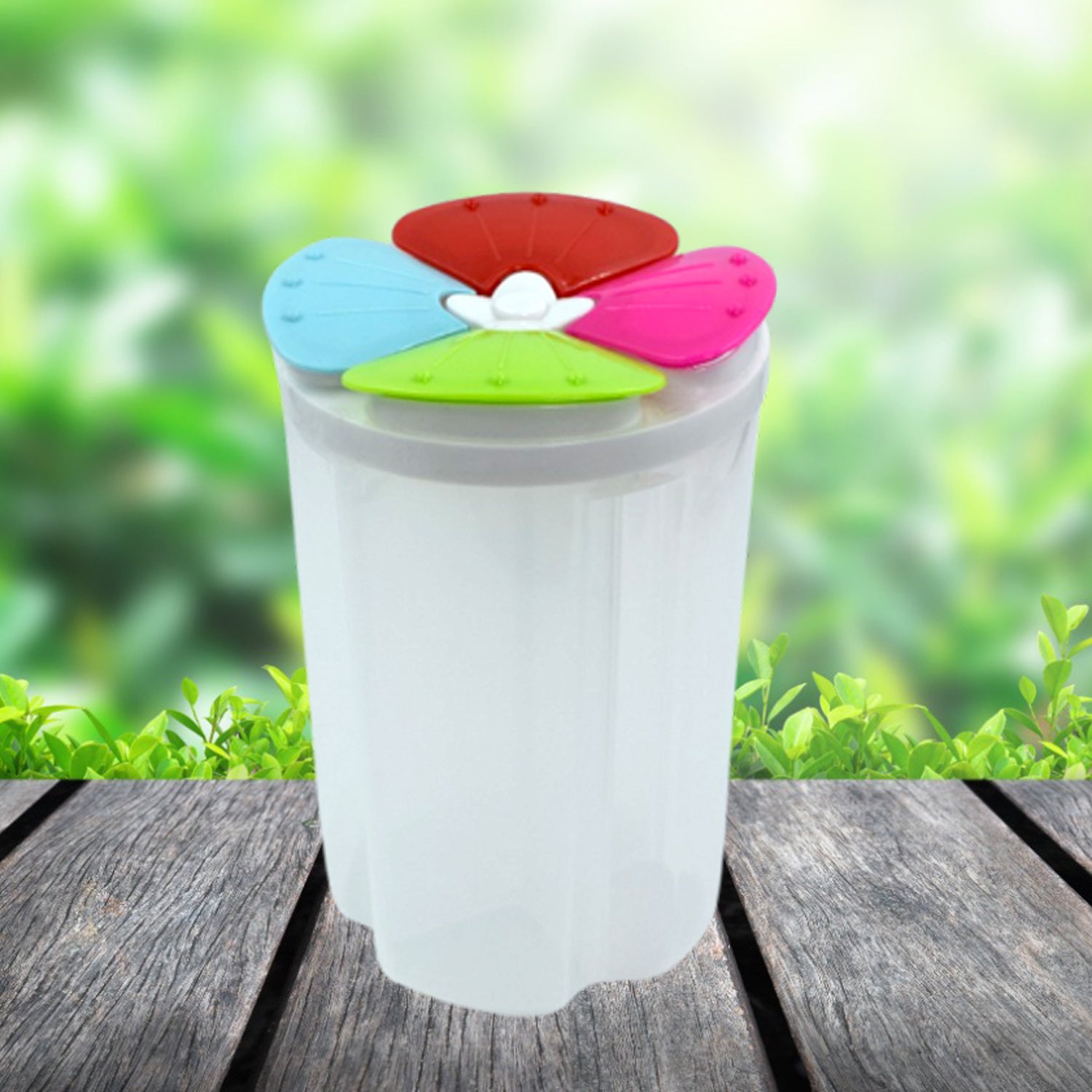 4 Section Storage Containers Airtight Transparent Food Plastic Storage Container