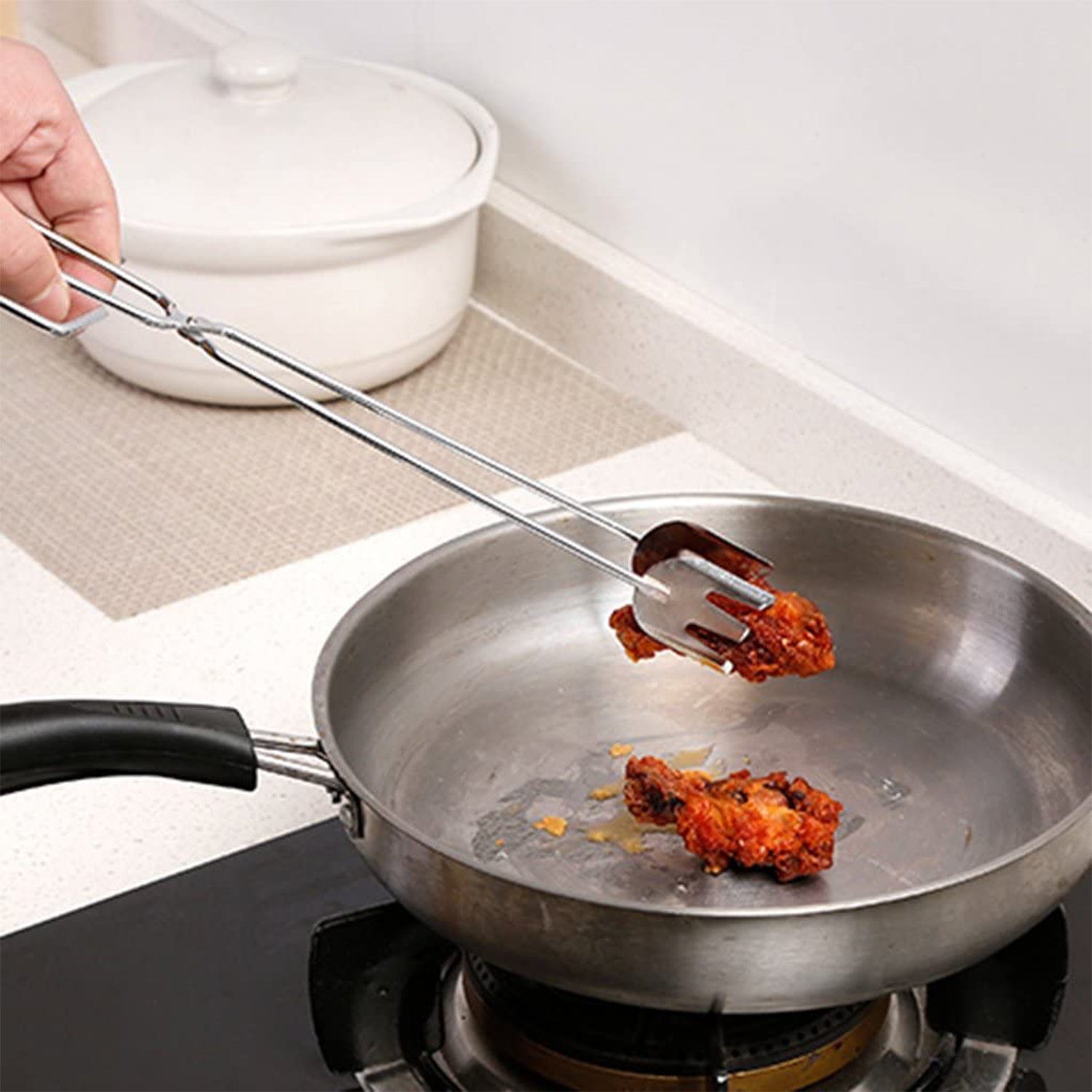 Handle Cooking Tong Salad Tong Buffet Barbecue Clip