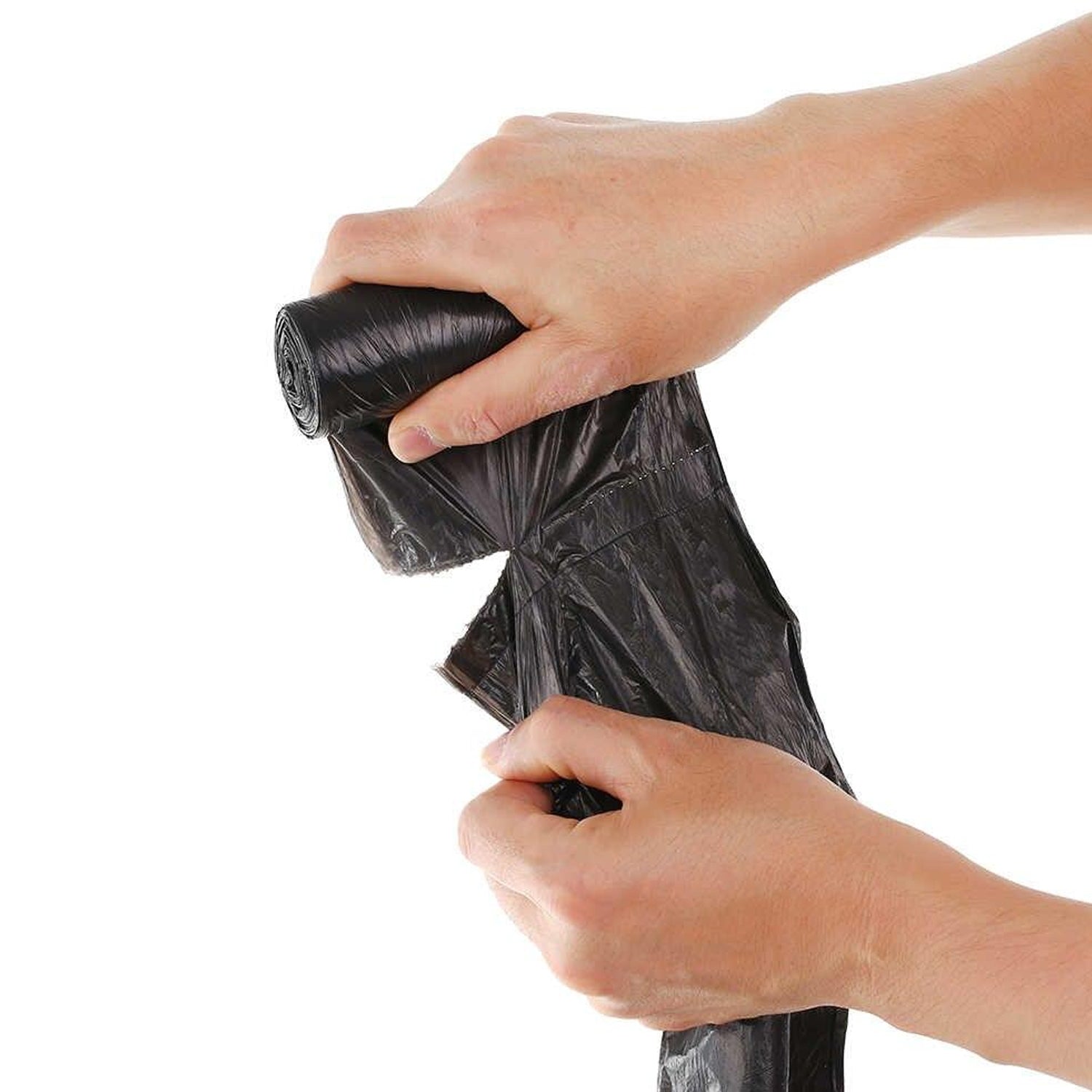 Black Garbage Bags 45x50cm – Durable Dustbin & Trash Bag (1 Pc) for Home, Office & Kitchen Use