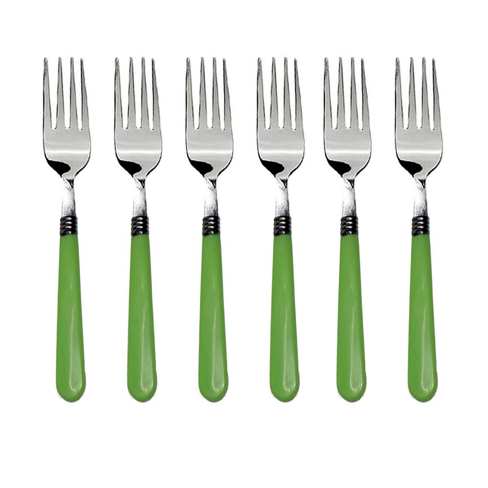 Stainless Steel Dining Fork Set – 6 Pcs Forks with Comfortable Grip for Home & Restaurant Use