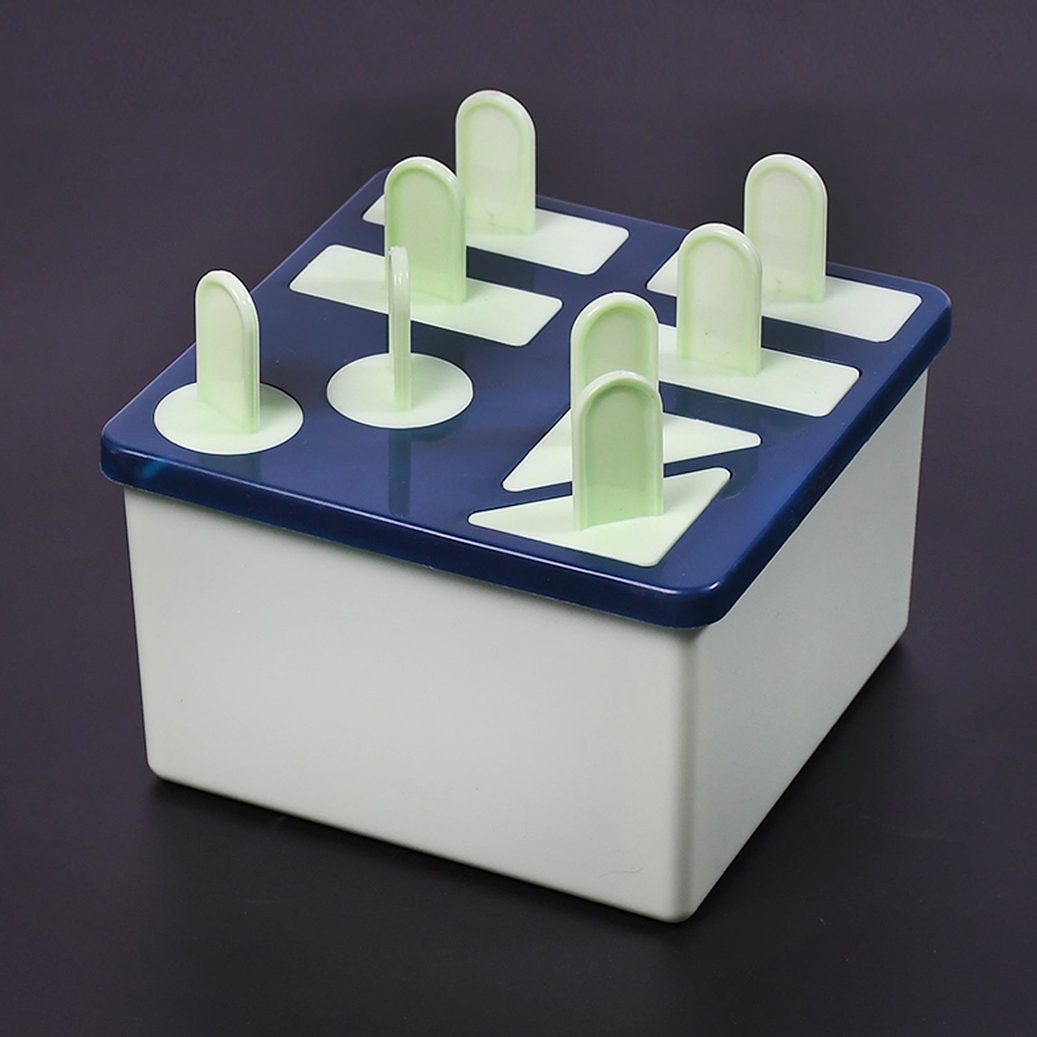 Plastic Kulfi Mould Kulfi Moulds 8 Pcs Tray Ice Cream Mould Reusable Frozen Kulfi Maker Popsicle Sticks Lolly Ice Popsicle Candy Mould For Children (Pista Color)