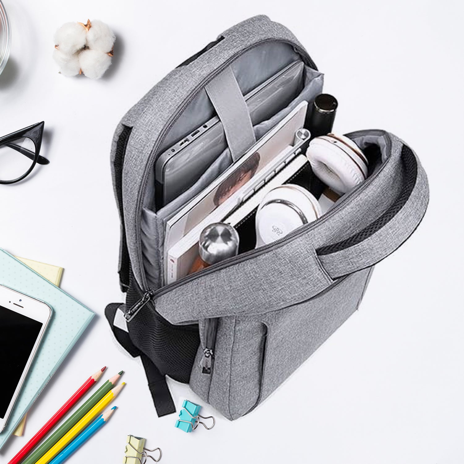 Laptop Bag With Adjustable Shoulder Strap  Storage Pockets Lightweight Water-resistant Travel-friendly Bag Office Bag  School Bag  College Bag  Business Bag