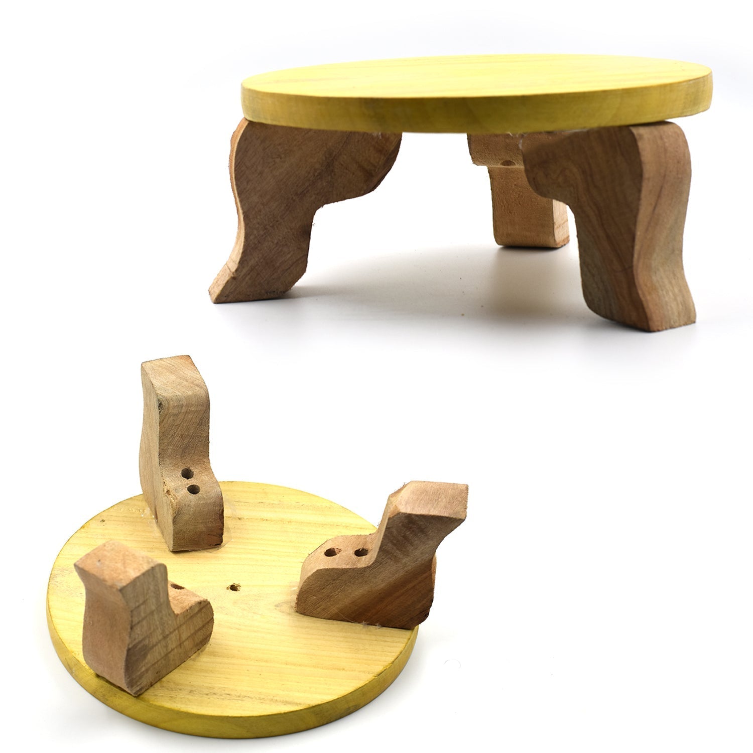 Wooden Butcut Patala Used For Home Purposes Including Making Rotis Etc.