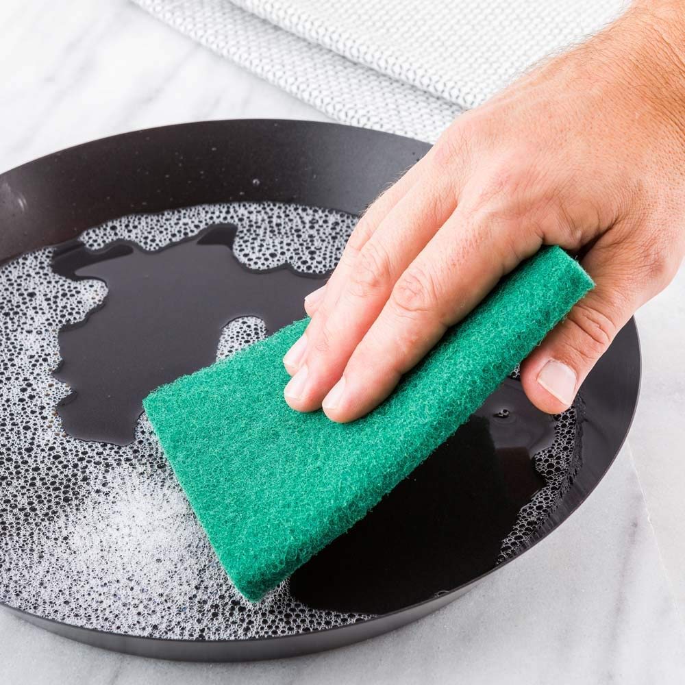 Scrub Sponge Cleaning Pads Aqua Green