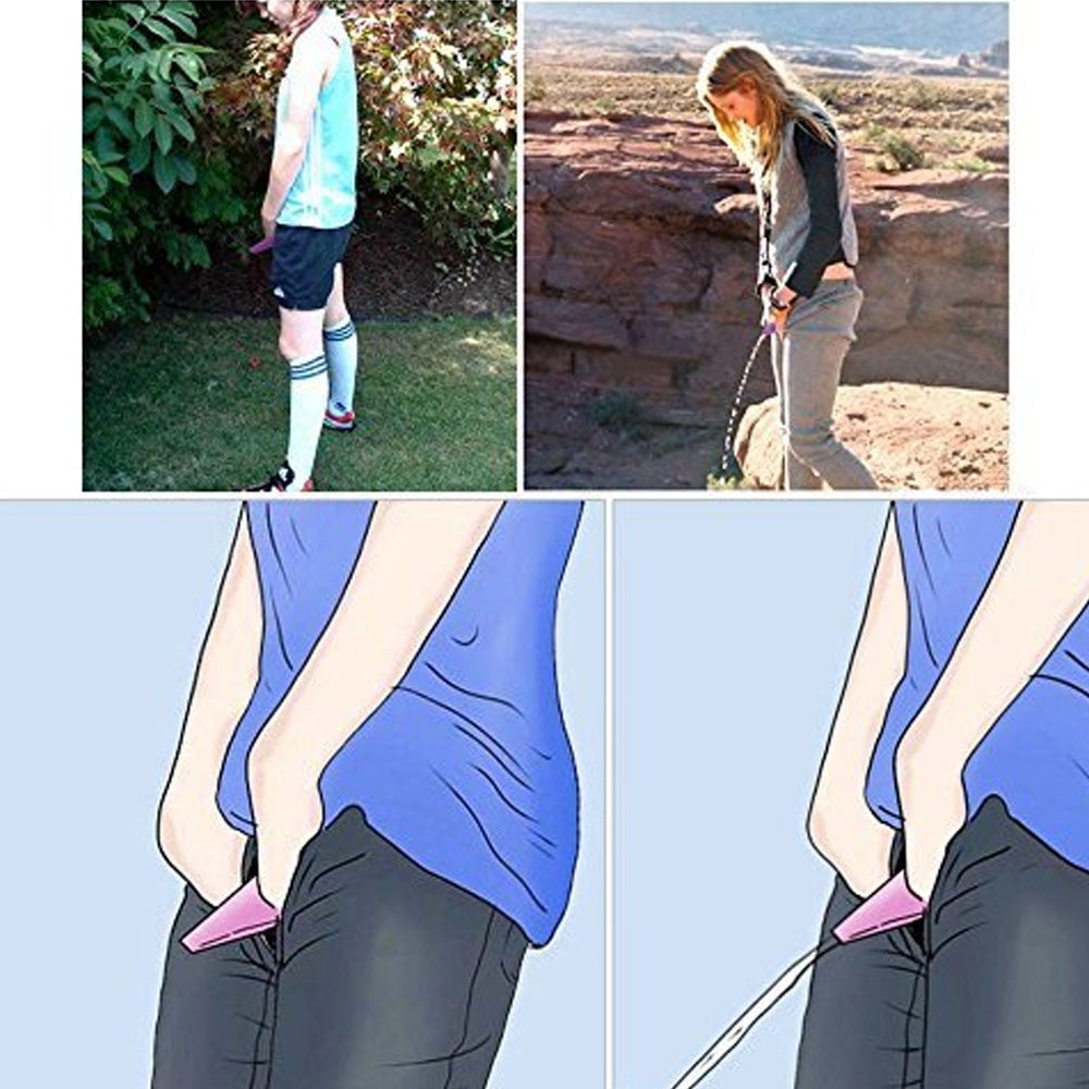 Portable Stand Pee Used For Peeing For Women Both Of Us During Emergencies And Requirements.