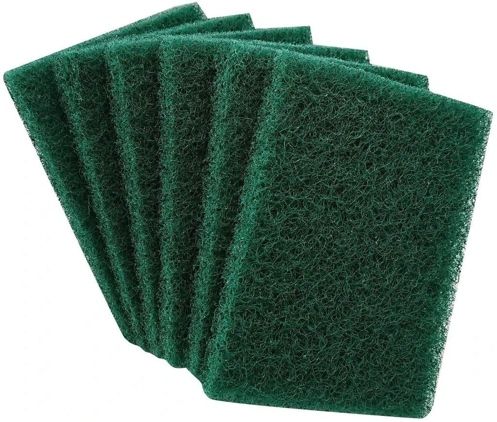 Scrub Sponge Cleaning Pads Aqua Green