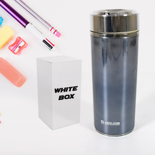 Stainless Steel Vacuum Flask Insulated Water Bottle For Sports  Travel  Stainless Steel Sports Water Bottles Bpa Free And Leak Proof Cap And Steel Bottle Silver Steel Fridge Bottle For Officegymschool (350ml)